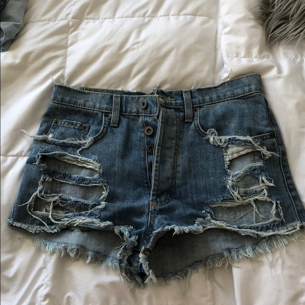 Carmar LF ripped jean shorts